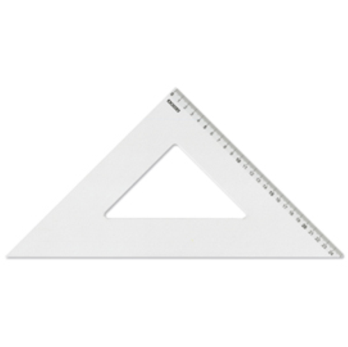 ARDA SQUADRA IN ALLUMINIO 45° CM 35